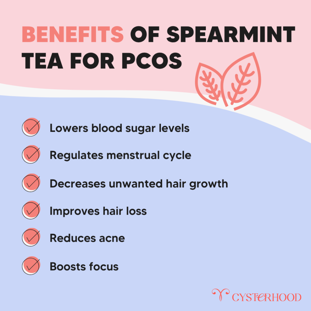 Benefits of spearmint tea for PCOS