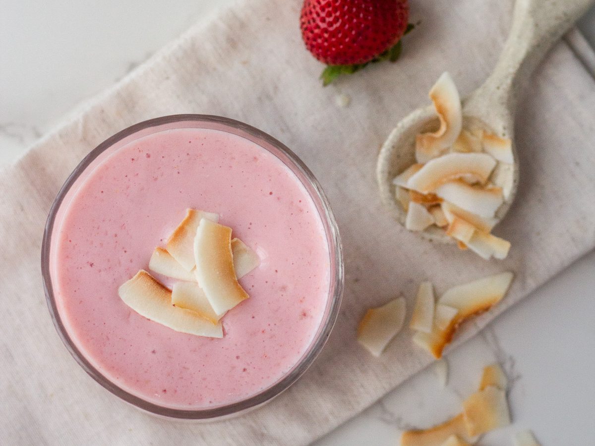 strawberry colada smoothie