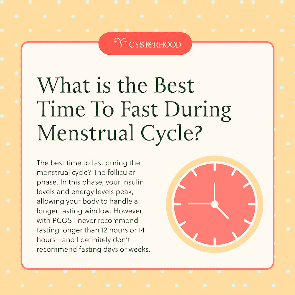what is the best time to fast during menstrual cycle - PCOS Weightloss what is the best time to fast during menstrual cycle