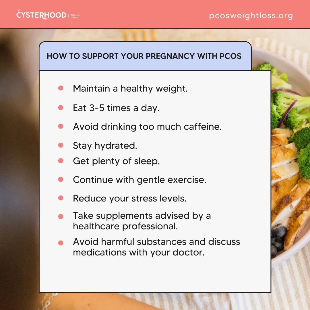 how to support your pregnancy with PCOS