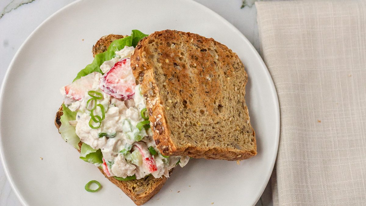 Chicken Salad Sandwich | PCOS Lunch Recipes