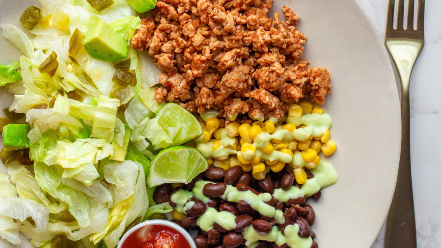 Chipotle Turkey Bowl PCOS Lunch Recipes
