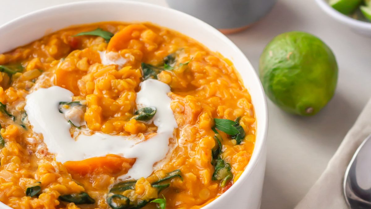 Red Curry Lentil Soup