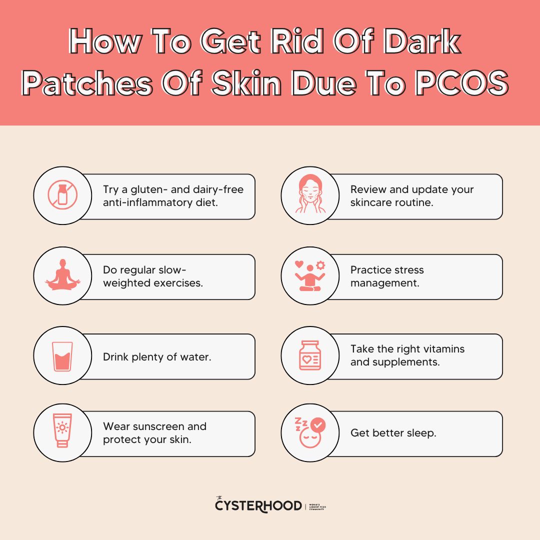 get rid of dark patches of skin how to get rid of dark patches of skin due to pcos