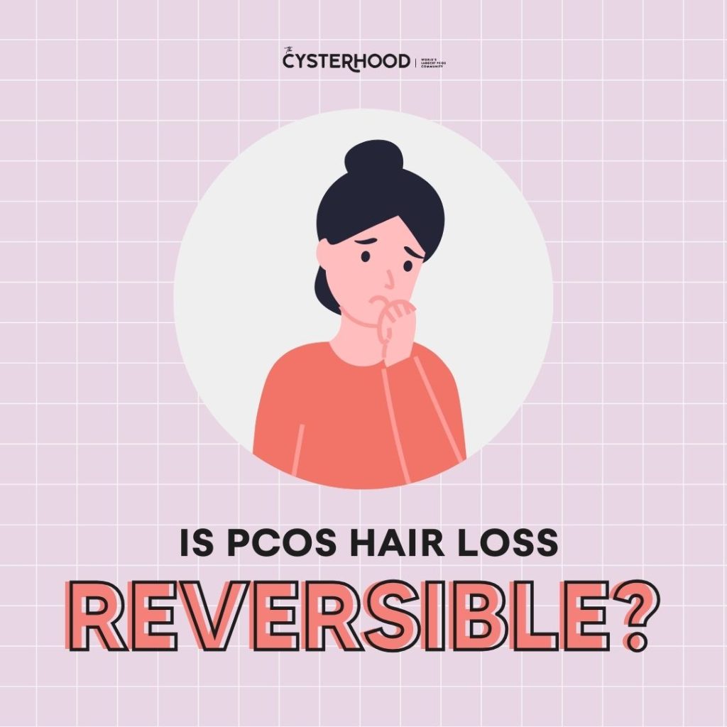 Woman looking unsure of her hair loss and appearance 