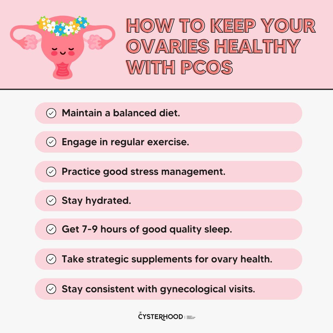 how to keep your ovaries healthy with pcos