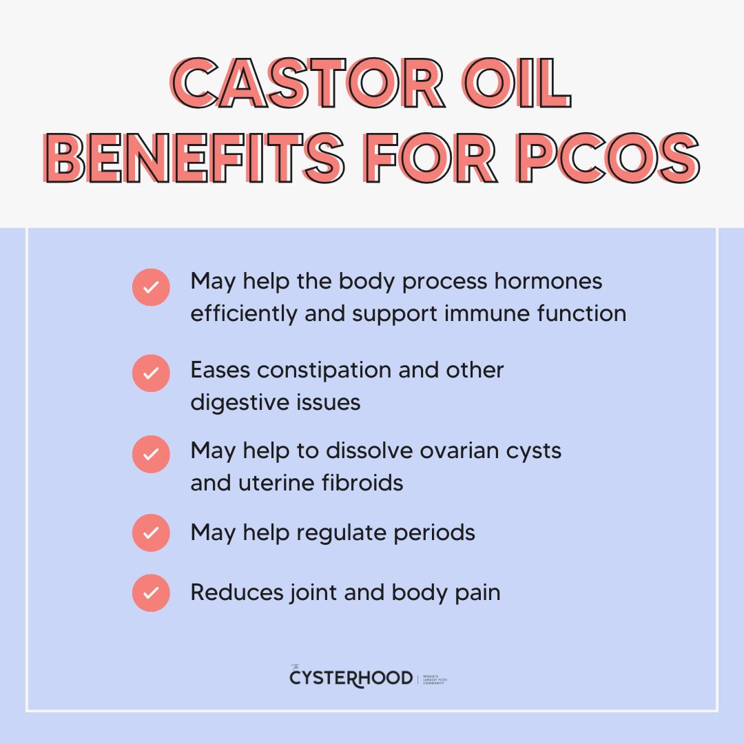 castor oil benefits for PCOS