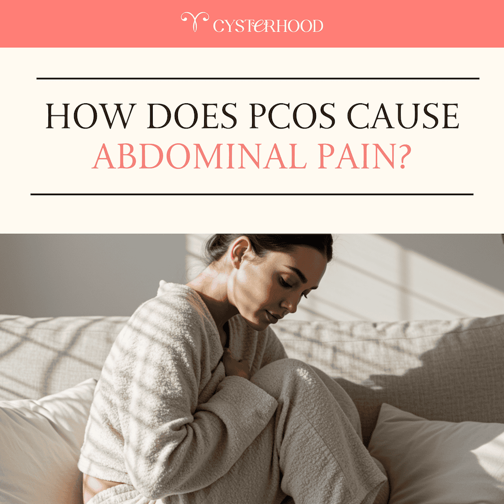 how does pcos cause abdominal pain how does pcos cause abdominal pain