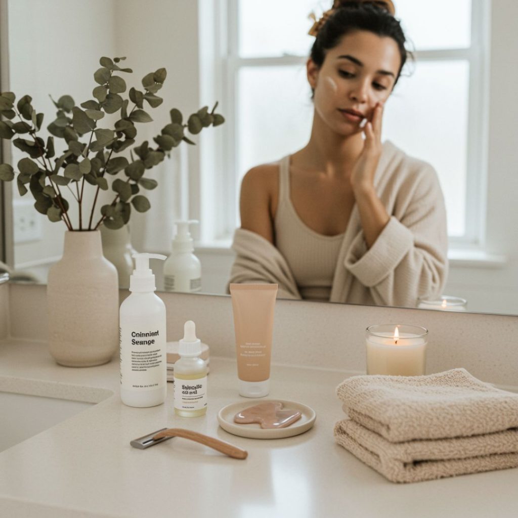 skincare routine for pcos facial hair