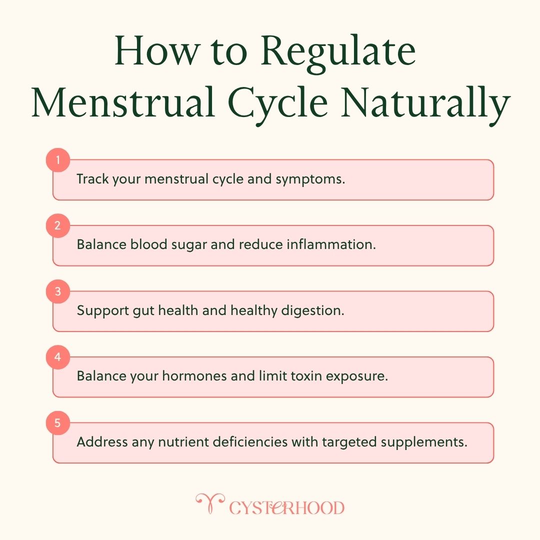 How to Regulate Menstrual Cycle Naturally