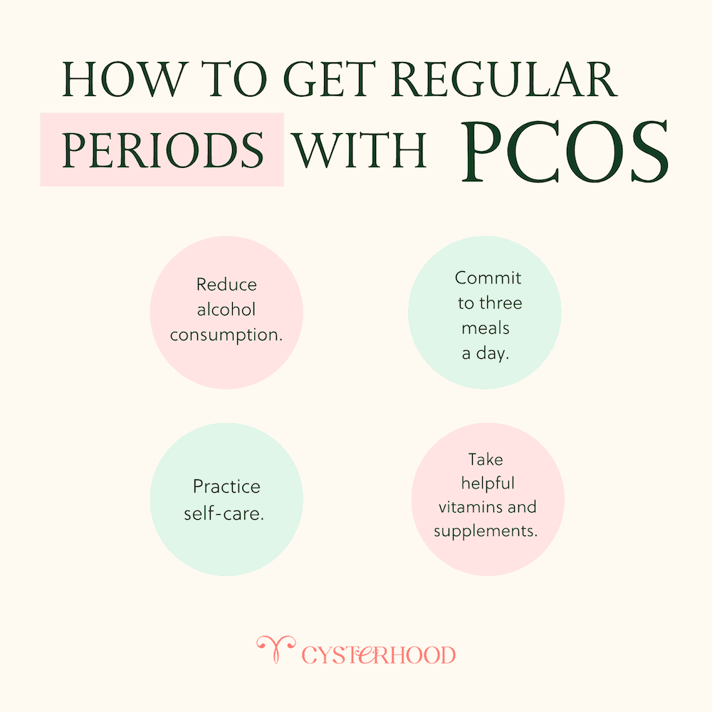 ways to get regular periods with PCOS - PCOS Weightloss ways to get regular periods with PCOS