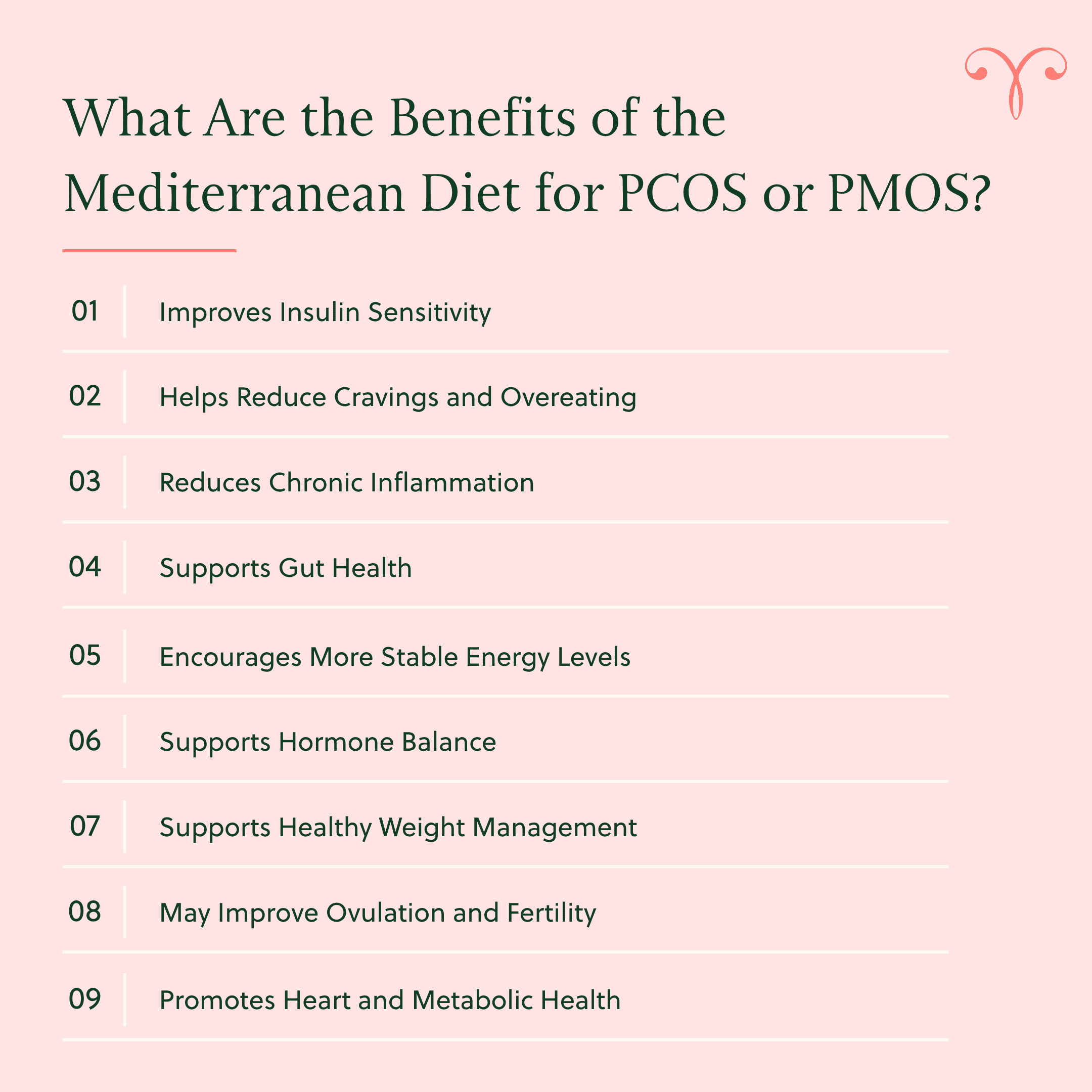 What Are the Benefits of the Mediterranean Diet for PCOS or PMOS