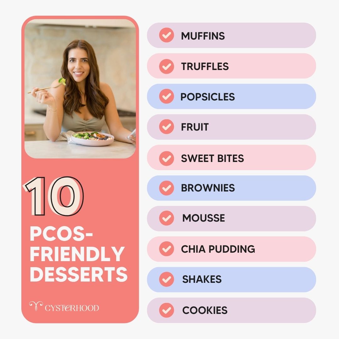 pcos friendly desserts