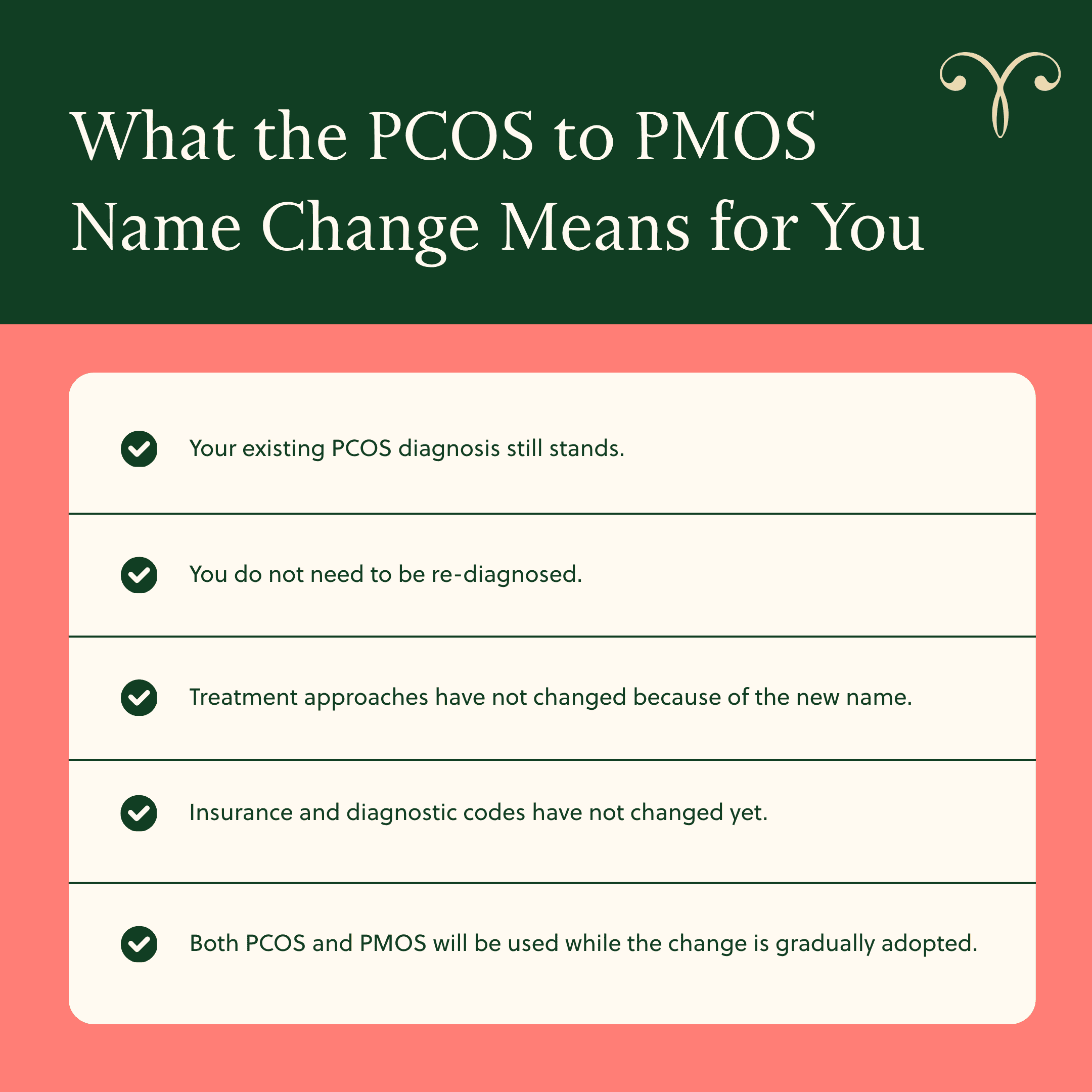 What the PCOS to PMOS Name Change Means for You